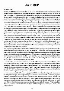 610 PARACHUTISTE AU 1ER RCP TOME I DE RENE SAUVAGE (60)